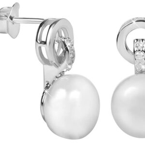 JwL Luxury Pearls Náušnice s bílou pravou perlou JL0503