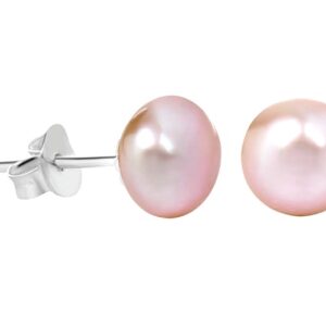 JwL Luxury Pearls Náušnice s pravou růžovou perlou JL0289