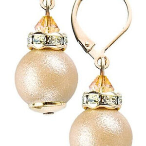 Lampglas Jemné náušnice Warm Touch z perel Lampglas ECU29