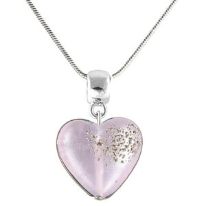 Lampglas Něžný náhrdelník Gentle Breeze s perlou Lampglas NLH25