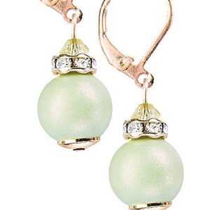 Lampglas Půvabné náušnice Soft Cube z perel Lampglas ECU33