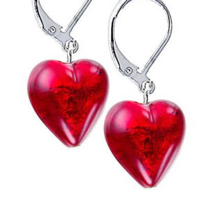 Lampglas Romantické náušnice Pure Love s 24 karátovým zlatem v perlách Lampglas ELH1