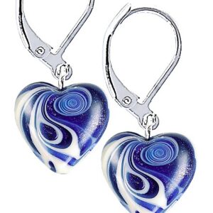 Lampglas Svůdné náušnice Baltic Sea z perel Lampglas ELH31