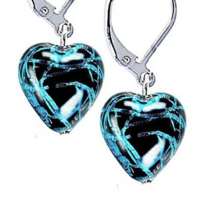 Lampglas Tajemné náušnice Night Fairy s ryzím stříbrem v perlách Lampglas ELH4