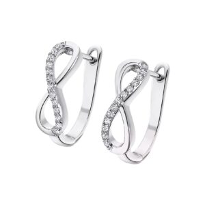 Lotus Silver Třpytivé stříbrné náušnice nekonečno Trendy LP1872-4/1