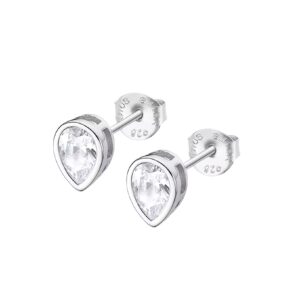 Lotus Silver Třpytivé stříbrné náušnice se zirkony LP3079-4/1