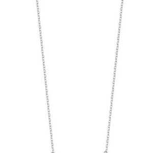 Lotus Silver Třpytivý stříbrný náhrdelník s čirými zirkony Nekonečno LP1872-1/1