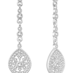 MOISS Elegantní stříbrné náušnice s kubickými zirkony E0002556