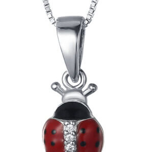 MOISS Hravý stříbrný přívěsek beruška P0000284