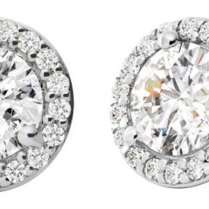 Michael Kors Třpytivé stříbrné náušnice se zirkony MKC1035AN040