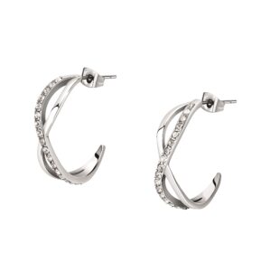 Morellato Luxusní ocelové náušnice s krystaly Creole SAVN03