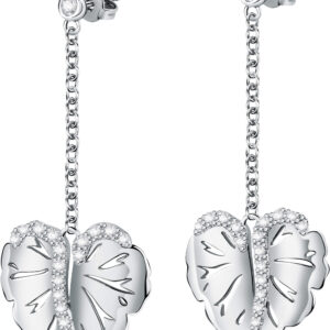 Morellato Moderní dlouhé náušnice s přívěsky Ninfea SAUE03