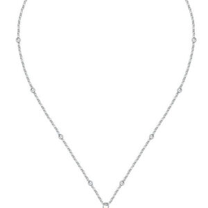 Morellato Půvabný ocelový bicolor náhrdelník pro štěstí Maia SAUY05