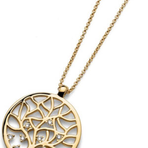 Oliver Weber Pozlacený náhrdelník Working Life 11671G