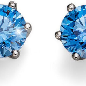 Oliver Weber Stříbrné náušnice s modrými krystaly Morning Brilliance Medium 62066 BLU