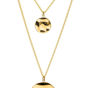 Pierre Lannier Dvojitý pozlacený náhrdelník Echo BJ10A0201