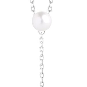 Preciosa Něžný stříbrný náhrdelník s pravou perlou Pure Pearl 5336 00