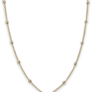 Rosefield Pozlacený ocelový náhrdelník s kuličkami Iggy JDCHG-J057