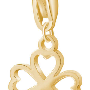 S'Agapõ Pozlacený přívěsek Čtyřlístek Happy SHA359