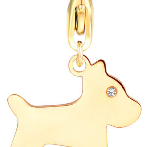 S'Agapõ Pozlacený přívěsek Pes Happy SHA317