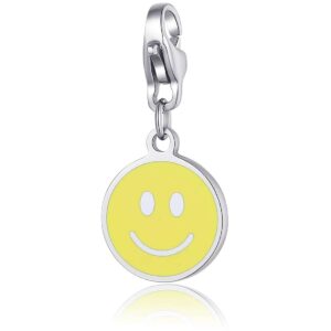 S'Agapõ Veselý ocelový přívěsek Smajlík Happy SHA398