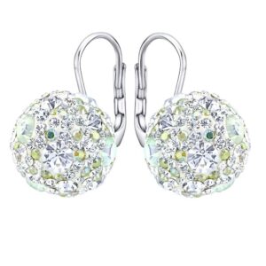 Silvego Okouzlující stříbrné náušnice se třpytivými krystaly Swarovski SILVEGOB36120w