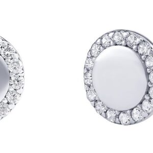 Silvego Stříbrné náušnice Dolly s Brilliance Zirconia PRGMH10ES