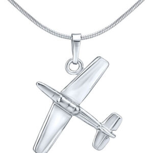 Silvego Stříbrný přívěsek Letadlo SILVEGOB10690ZT