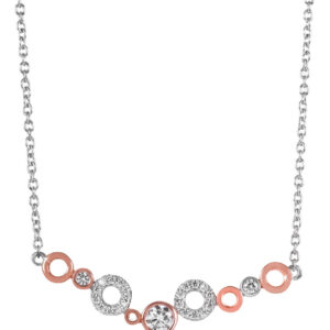 Silver Cat Bicolor dámský náhrdelník se zirkony SC346