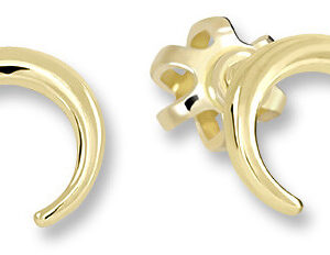 Soliter Drobné minimalistické náušnice ze žlutého zlata 231 001 00642