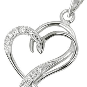 Soliter Přívěsek z bílého zlata Srdce 249 001 00431 07