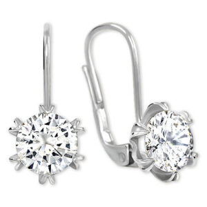 Soliter Třpytivé náušnice s krystalem 436 001 00407 04