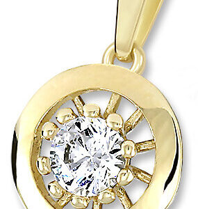 Soliter Zlatý přívěsek s krystalem 246 001 00478