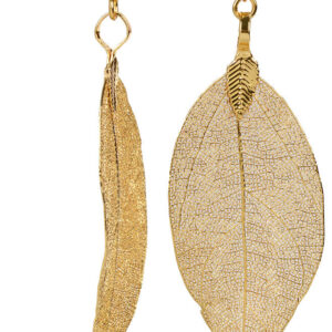 Troli Pozlacené náušnice Vavřínové listy Laurel