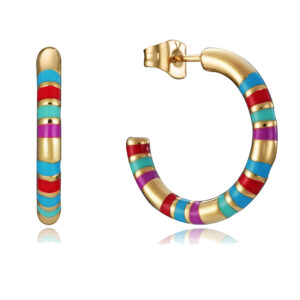 Viceroy Hravé pozlacené náušnice kruhy Chic 15133E01019