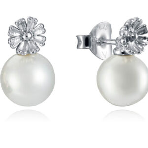 Viceroy Květinové stříbrné náušnice VCD 7120E000-68