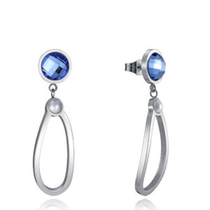 Viceroy Luxusní visací náušnice s kamínkem Chic 15092E01000