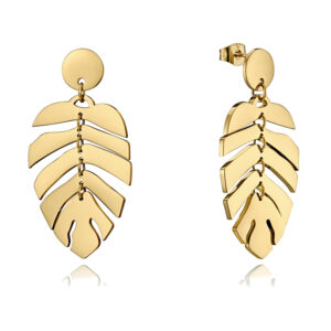 Viceroy Moderní pozlacené náušnice Air 15137E01012