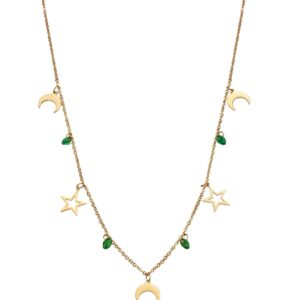 Viceroy Módní ocelový náhrdelník s přívěsky 75199C01012