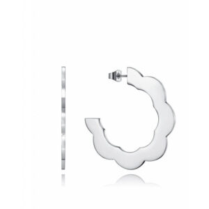 Viceroy Nadčasové ocelové kruhové náušnice Kiss 15112E01000