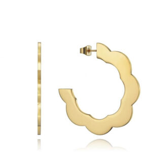 Viceroy Nadčasové ocelové kruhové náušnice Kiss 15112E01012