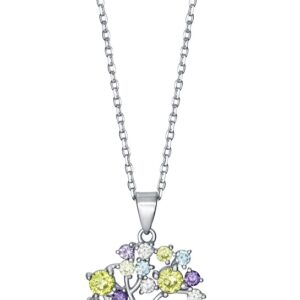 Viceroy Něžný stříbrný náhrdelník Strom života Trend 85029C000-39 (řetízek