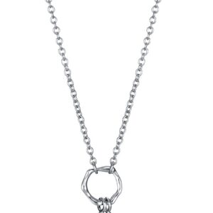 Viceroy Originální stříbrný náhrdelník s přívěsky Trend 85026C000-30
