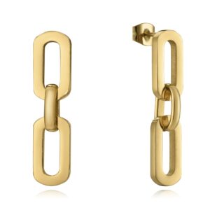 Viceroy Pozlacené řetízkové náušnice Chic 1377E01012