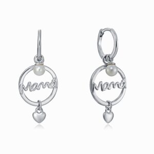 Viceroy Půvabné kruhové náušnice pro maminku 2v1 Dia Madre 13054E000-60
