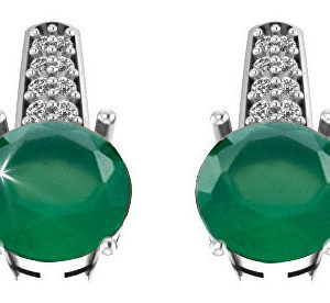 Beneto Exclusive Stříbrné náušnice s acháty ACHAGUC1930