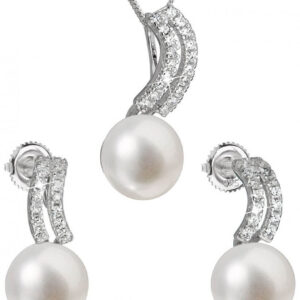Evolution Group - Pavona Set stříbrných šperků s pravými perlami Pavona 29037.1 (náušnice
