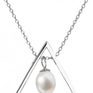 Evolution Group - Pavona Stříbrný náhrdelník s pravou perlou Pavona 22024.1 (řetízek