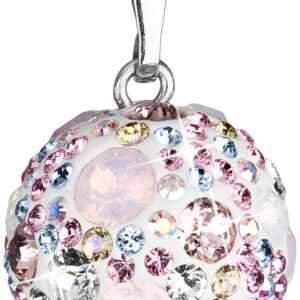 Evolution Group - Pavona Stříbrný přívěsek s krystaly Swarovski 34081.3 Magic rose