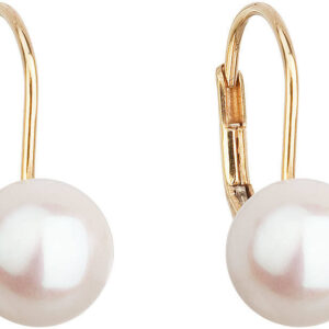 Evolution Group - Pavona Zlaté visací náušnice s pravými perlami Pavona 921009.1